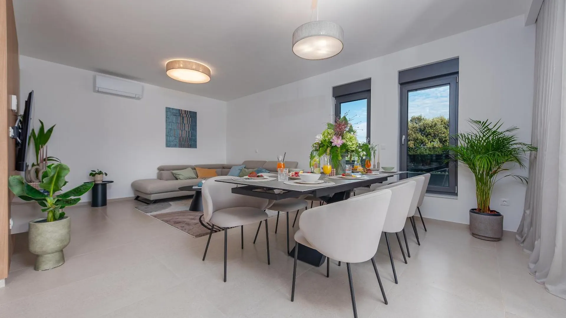 Modern 4Br Private Villa - Pool, Jacuzzi, Gaming Room Bibinje Croatia